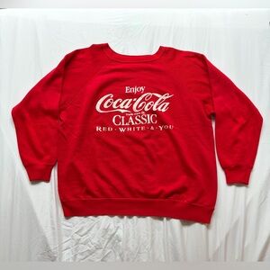 Vintage Coca-Cola Sweater Large